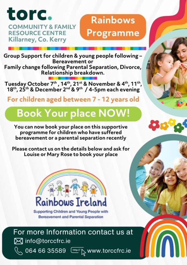 Rainbow Programme - Booking Essential