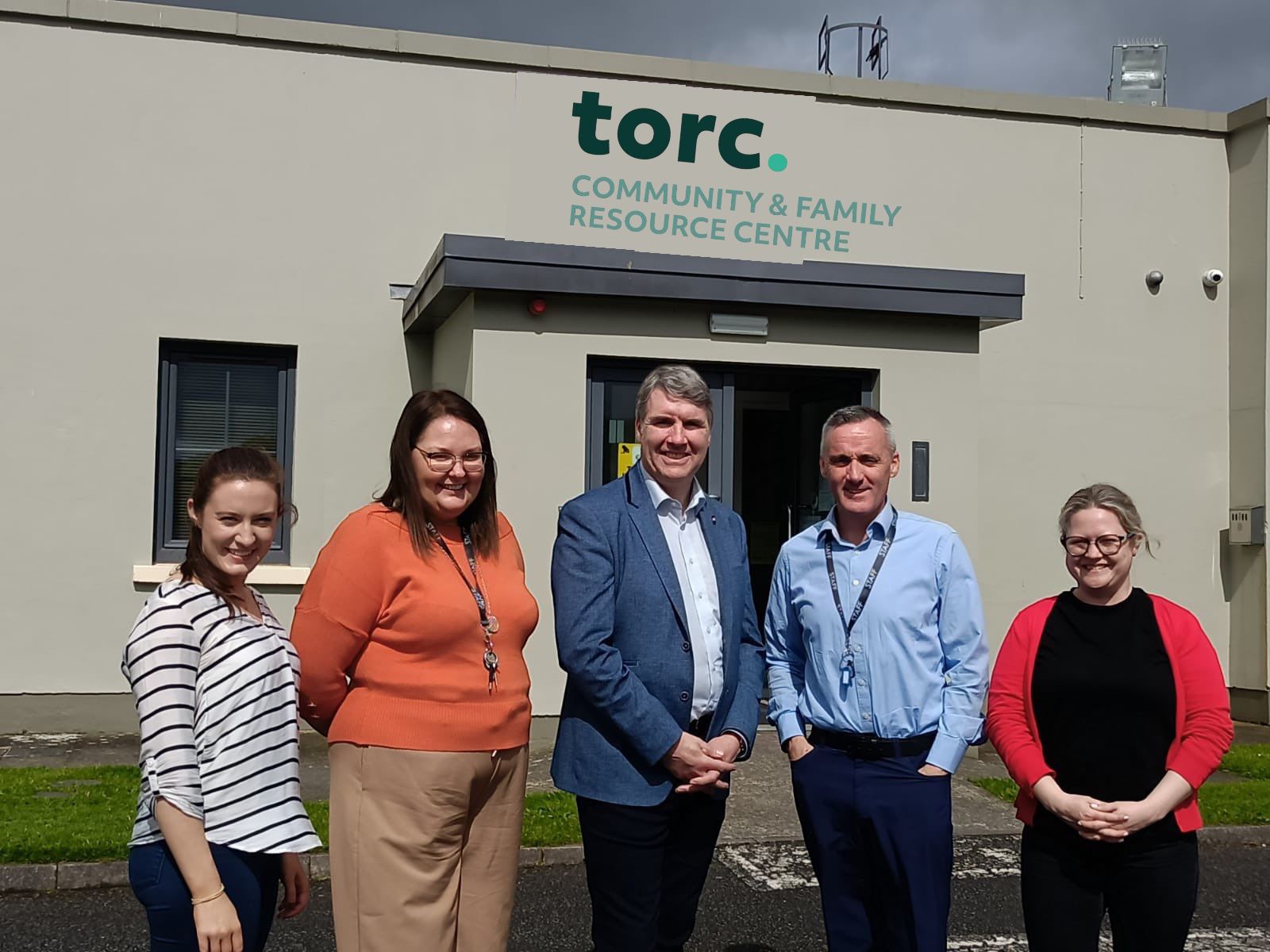 The Childrens Obudsman the Ombudsman for Children, Dr Niall Muldoon on a recent visit to Torc CFRC